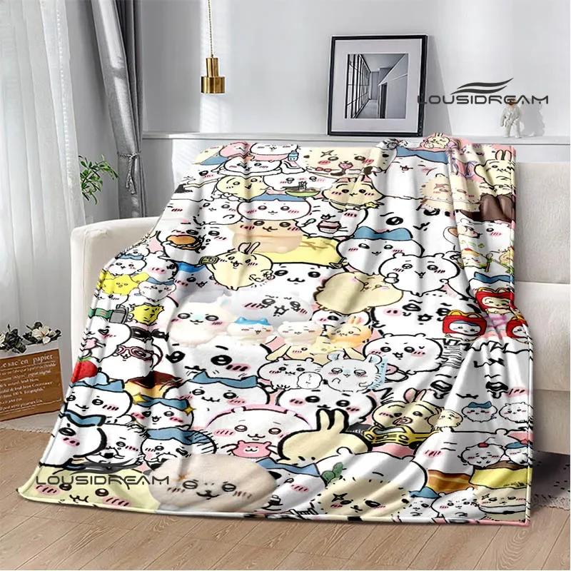 3D Cute C-Chiikawas Printed Blanket Flannel Warm Blankets Soft and Comfortable Blanket Bed Linings Cubre Cama Birthday Gift