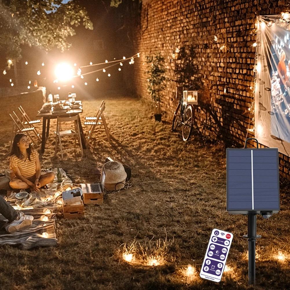 3.7V Solar Panel Controller With Remote Control 1200mAh LED Light String Control Box Lithium Battery Panel Electrical Equipment