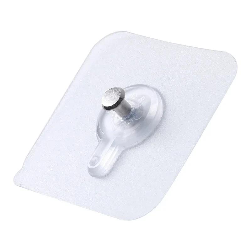 

20pcs Non-Marking Punch-Free Screw Stickers Wall Picture Hook Self Adhesive Nails Wall Hooks Kitchen Bathroom Accessories