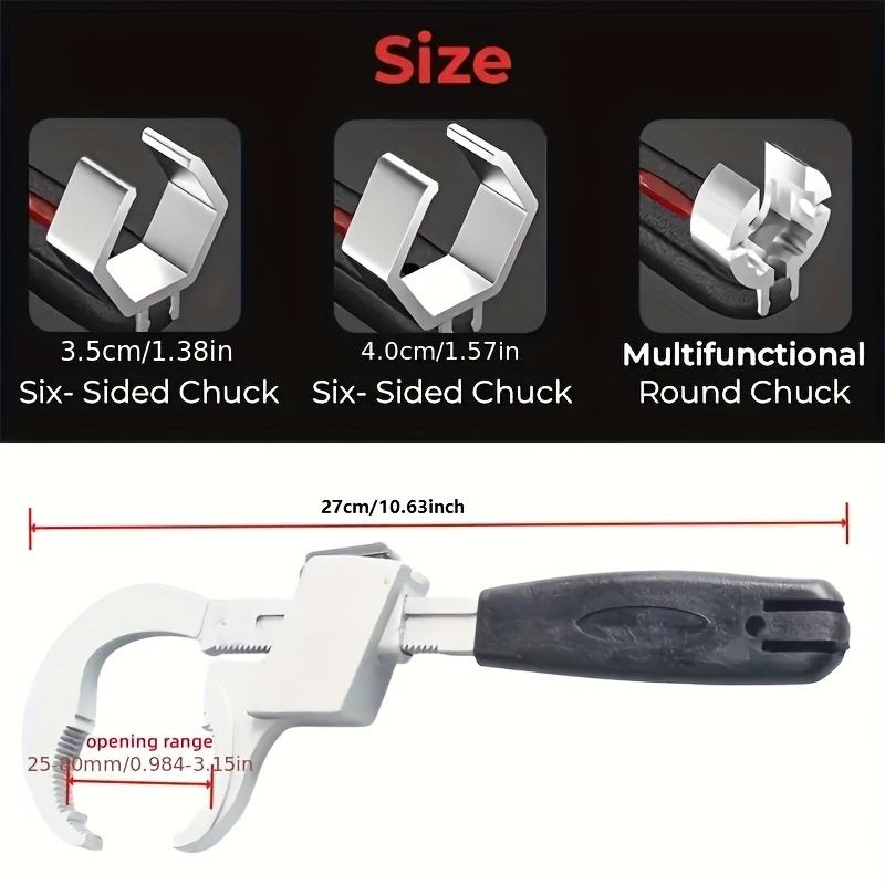 Adjustable Double-Headed Wrench Set,Adjustable Wrenche for Narrow Space, Multi-Functional Tool for Bathroom Disassembly and Assembly, Pipe Maintenance