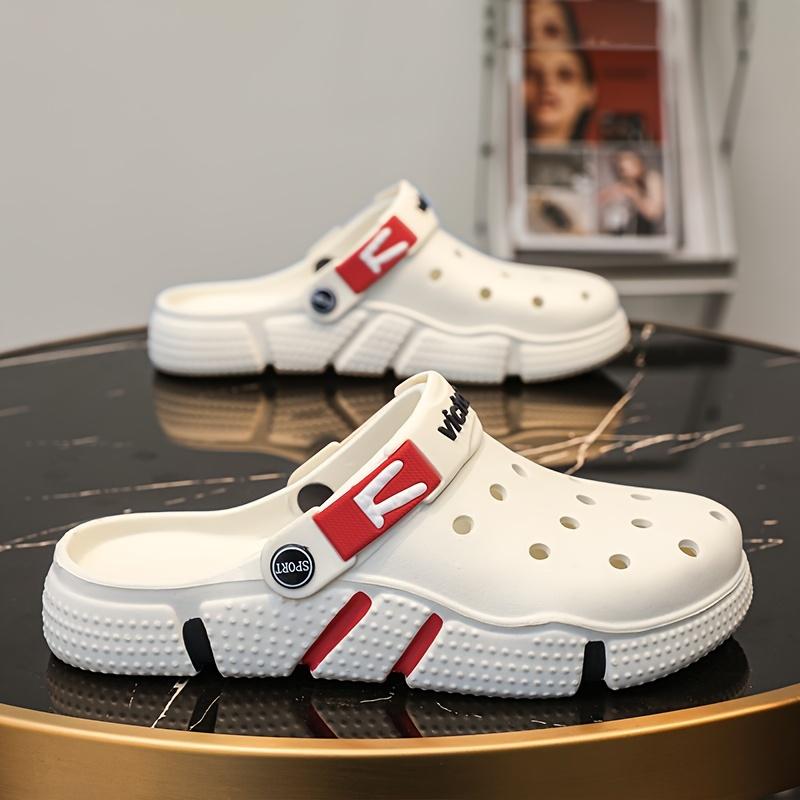 Men's Casual Comfortable Soft Sole Clogs, Breathable Lightweight Clogs for Indoor Outdoor Beach, Summer