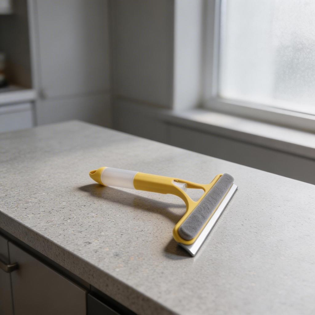 3 in 1 Spray Squeegee Window Cleaner for Cars Homes and Kitchen Surfaces