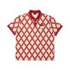 MALBON GOLF Argyle Pattern Polo Shirt Cream (Man)