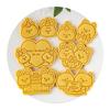Plastic Cookie Molds Animal Biscuit Cutter Pastrys Moulds DIY Dough Stamps