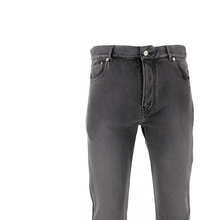 Balenciaga FW23 Jeans Regular Fit Men's Black 662766TKVG51000