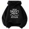 Fashion Love with Daddy and Mama Letter Printed Children's Hoodie Sweatshirt Cute Hoody for Boys Girls Autumn Casual Hoodies