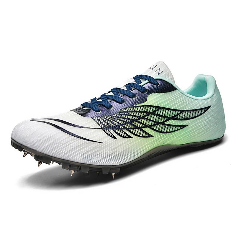 Women's  Track Field Spiked Shoes Men's Professional Training Sneakers Anti-slip Sprint Race Running Spiked Sports Shoes