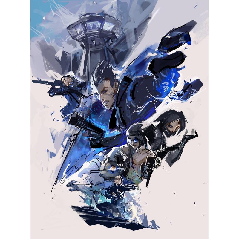 Video Game V-Valorant Cool Poster Prints Wall Art Canvas Painting Print  Wall Art Picture for Bedroom Living Room Home Decor