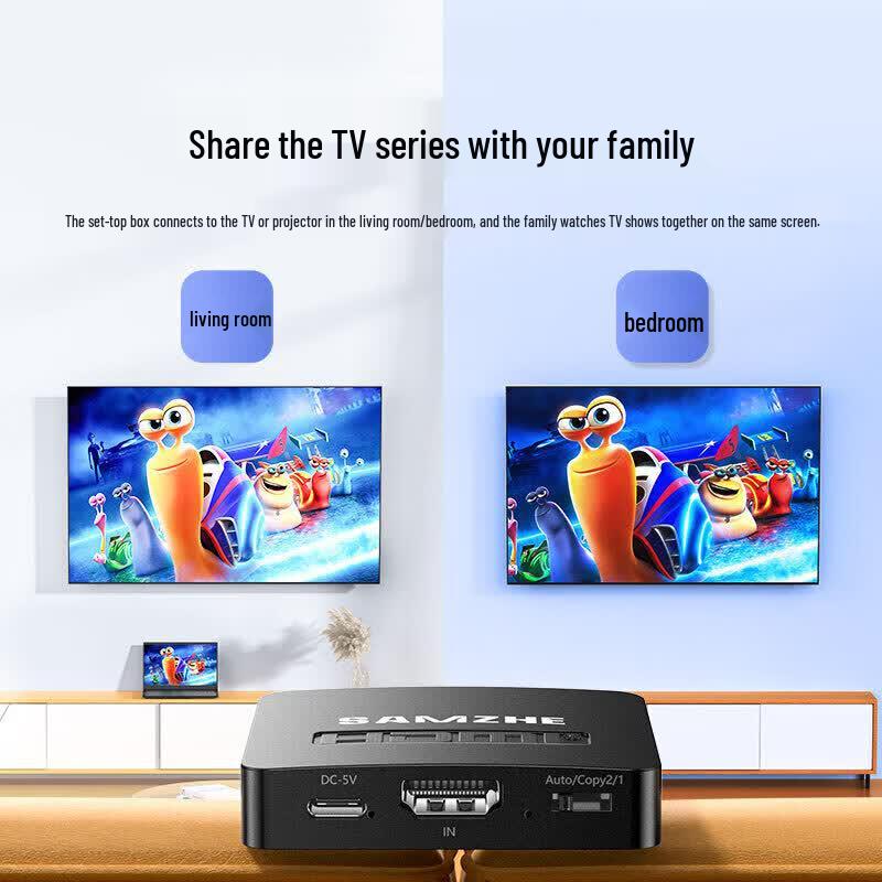 SAMZHE 4K HDMI 1x2 Splitter
