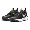 Nike Team Hustle D11 GS Black Metallic Gold Kids Sneakers White DV8996-004