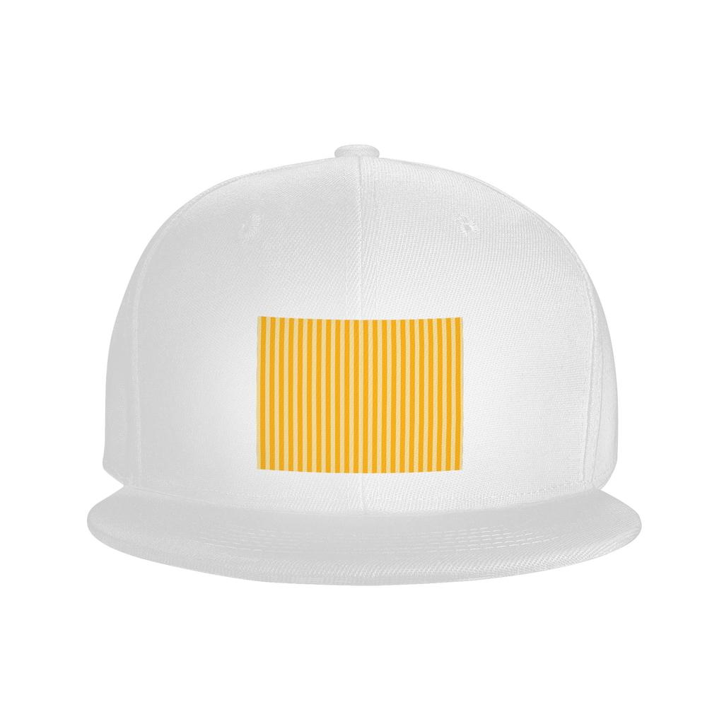 Striped Vertical 2 Yellow Baseball Caps Snapback Fashion Baseball Hats Breathable Casual Casquette Outdoor for Unisex