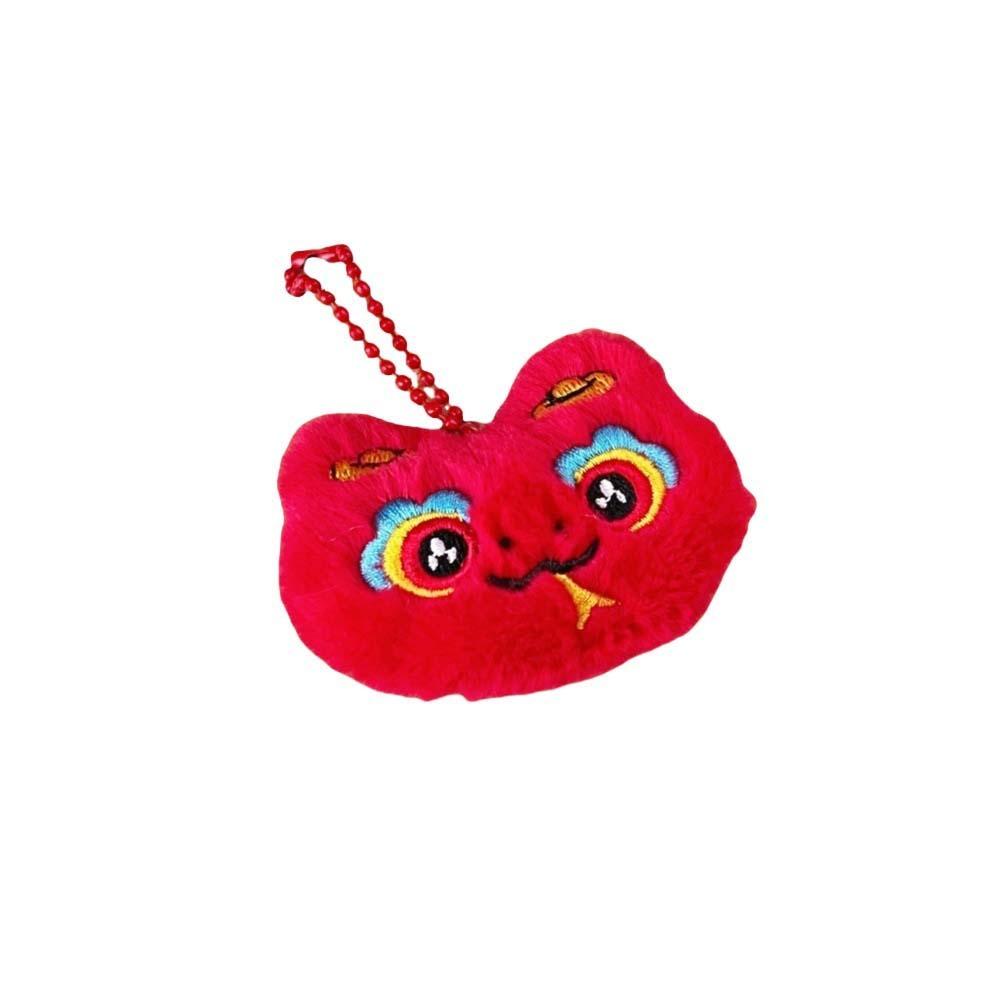 Lion Awakening Chinese New Year Plush Keyring Chinese Style Lion Dance Brooch  Celebrating