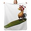 Chicken Joe Decke Ultraweiche Flanell-Fleece-Decke für alle Jahreszeiten