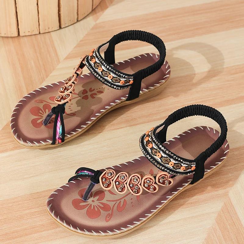 Fashion Women Summer Sandals Shoes Fashion Beach Shoes Woman Light Women's Sandals Open Toe Flat Women's Flip Flops Sandalias Mujer