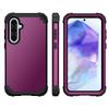 Capa 3 em 1 Resistente tipo Armadura à Prova de Choque Para Samsung Galaxy A15 A25 A35 A55 A16 A26 A36 A56 A17 A37 A57 5G Capa de Plástico TPU