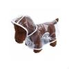 Transparent Dog Raincoat Waterproof Clear Rain Jacket Easy to Wear Pet Cape for Dogs,