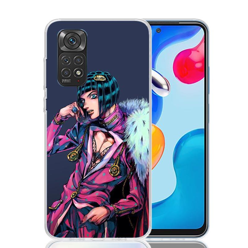 JoJo Adventure Bruno Buccellati Phone Case For Xiaomi Redmi Note 15 14 13 12S 12 Pro Plus 11S 11E 11 11T 10S 10 Art Soft Pattern