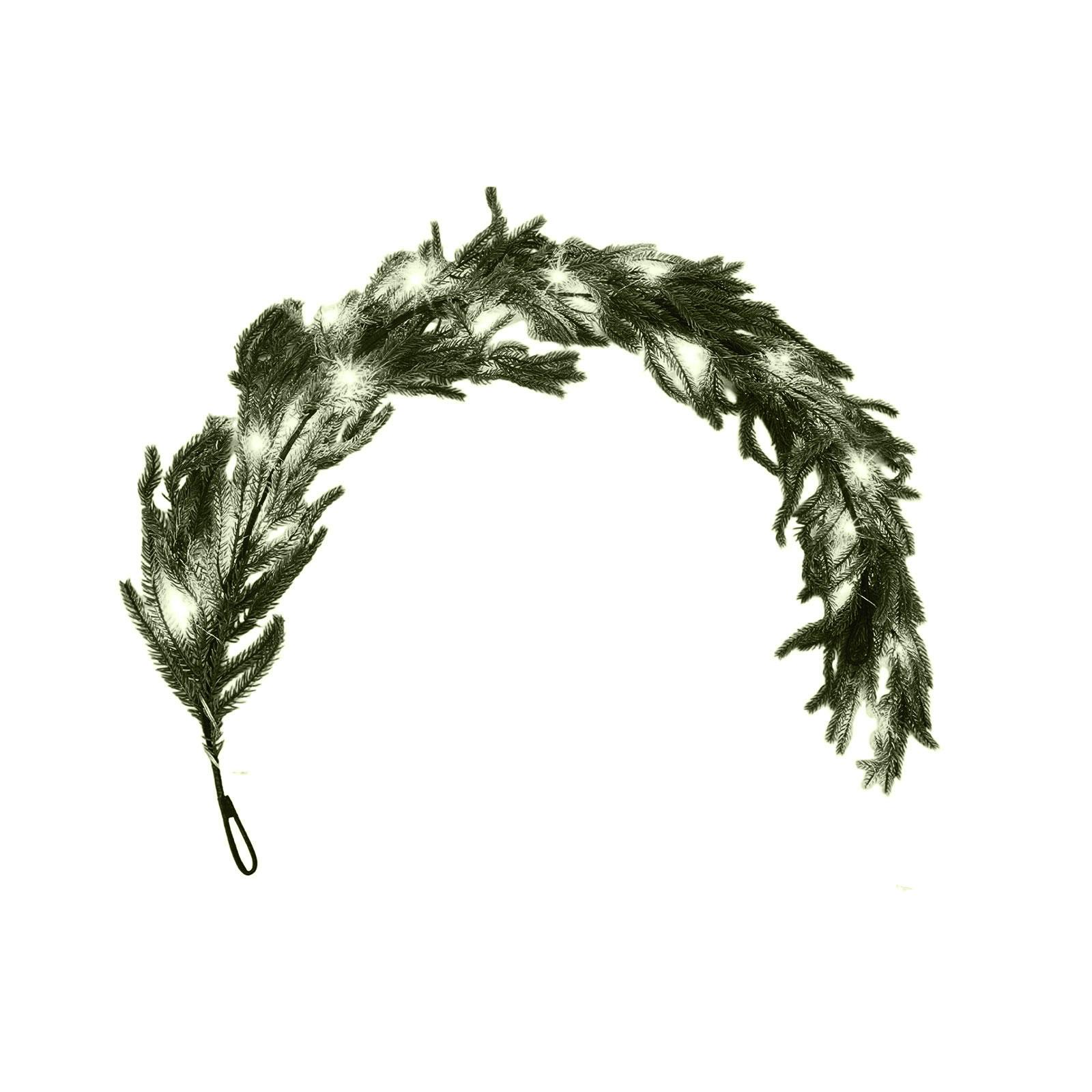 

120cm Norfolk Simulated Rattan Feel Material Soft Glue Front Door Hanging Decoration Stair Desktop Ornaments