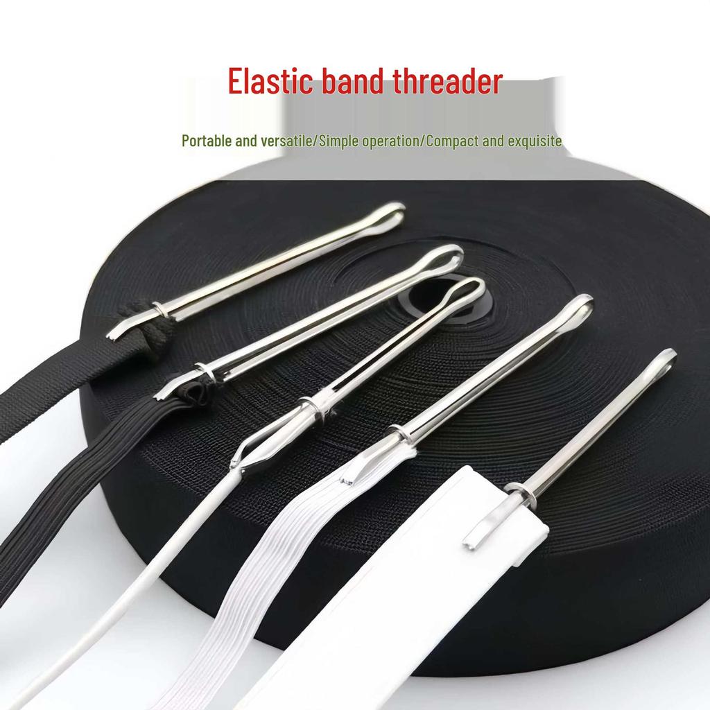 Elastischer Bund Einfädelwerkzeug mit Kordelzug und Pinzette