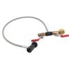 CGA-320 CO2 Cylinder Refill Adapter with Hose For Filling Soda Tank 24" Without Gauge