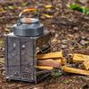 Stainless Steel Wood Burning Stove Outdoor Camping Hiking Picnic BBQ Cooking Folding Stove Portable Wood Burner Camp Stove with Ash Tray