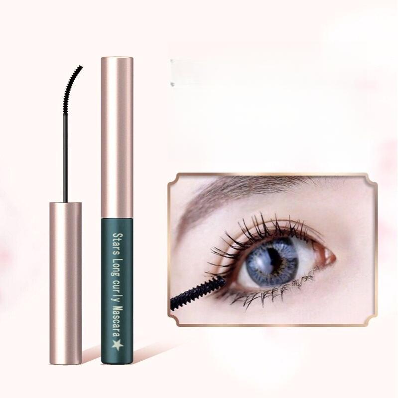 Mascara Waterproof Slimming Thickening Curl Non-Smudding Instant Dry Natural Mascara Primer Long-lasting Setting Makeup Women Eyelash Growth Liquid
