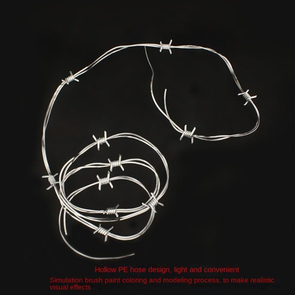 2 szt. symulowany drut kolczasty z PVC Party Halloween Prank Pole Druty kolczaste Dekoracja Halloween