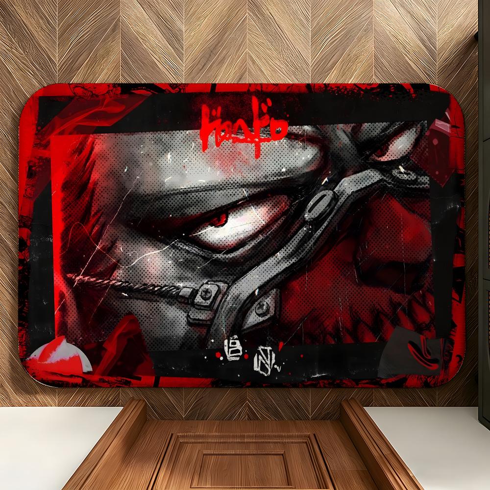 Anime D-Dorohedoro Floor Mat Soft Flannel Floor Mat Suitable for Entryways, Living Rooms, Bedrooms, and Bathrooms
