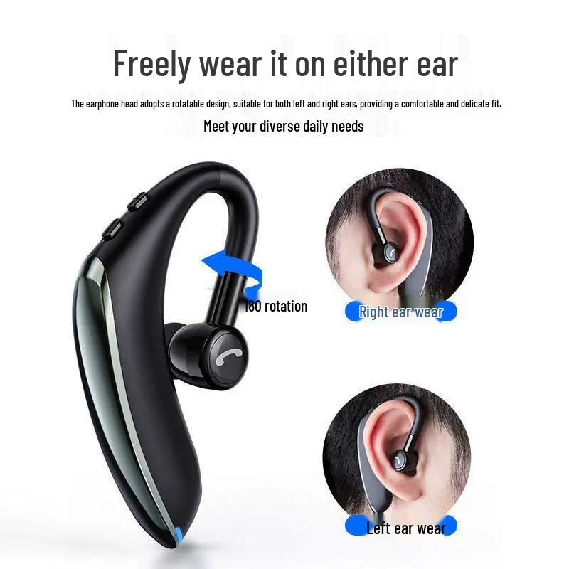 2025 Single Ear Wireless Bluetooth Headset with Ultra-long Standby