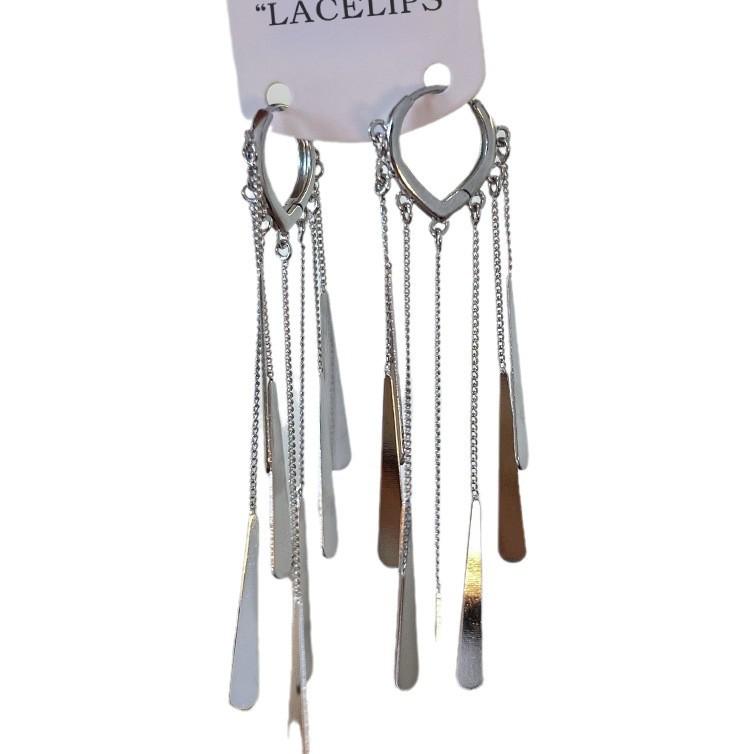 2024 Light Luxury Tassel Earrings: High-End Niche Design for Women
