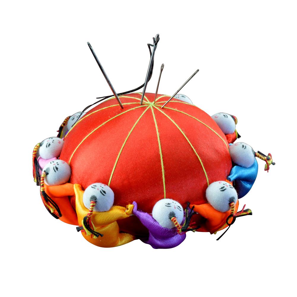 

10 см круглое основание гостиная украшение дома DIY инструмент для рукоделия с 10 куклами игольница подушечка для булавок круглое основание семейный подарок милый