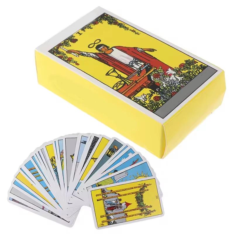 Klassisches Tarot-Karten-Orakel-Deck Für Anfänger Divination Tisch-Brettspiele Familienunterhaltung Schicksals-Divinations-Kartenspiel