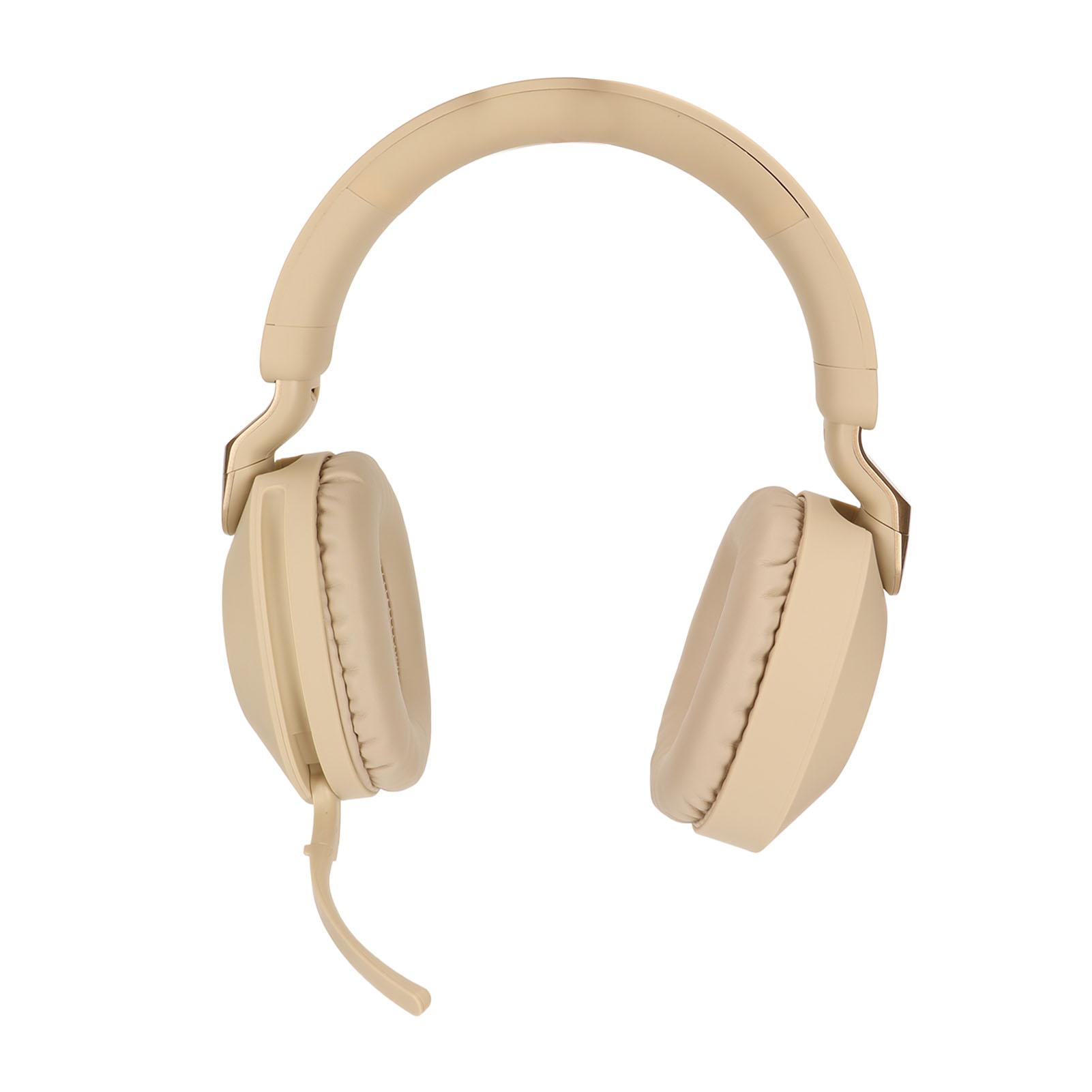 

Игровая гарнитура Bluetooth складная Интерфейс Type C Беспроводная Bluetooth 5.1 Проводная Двойной режим стерео золотой