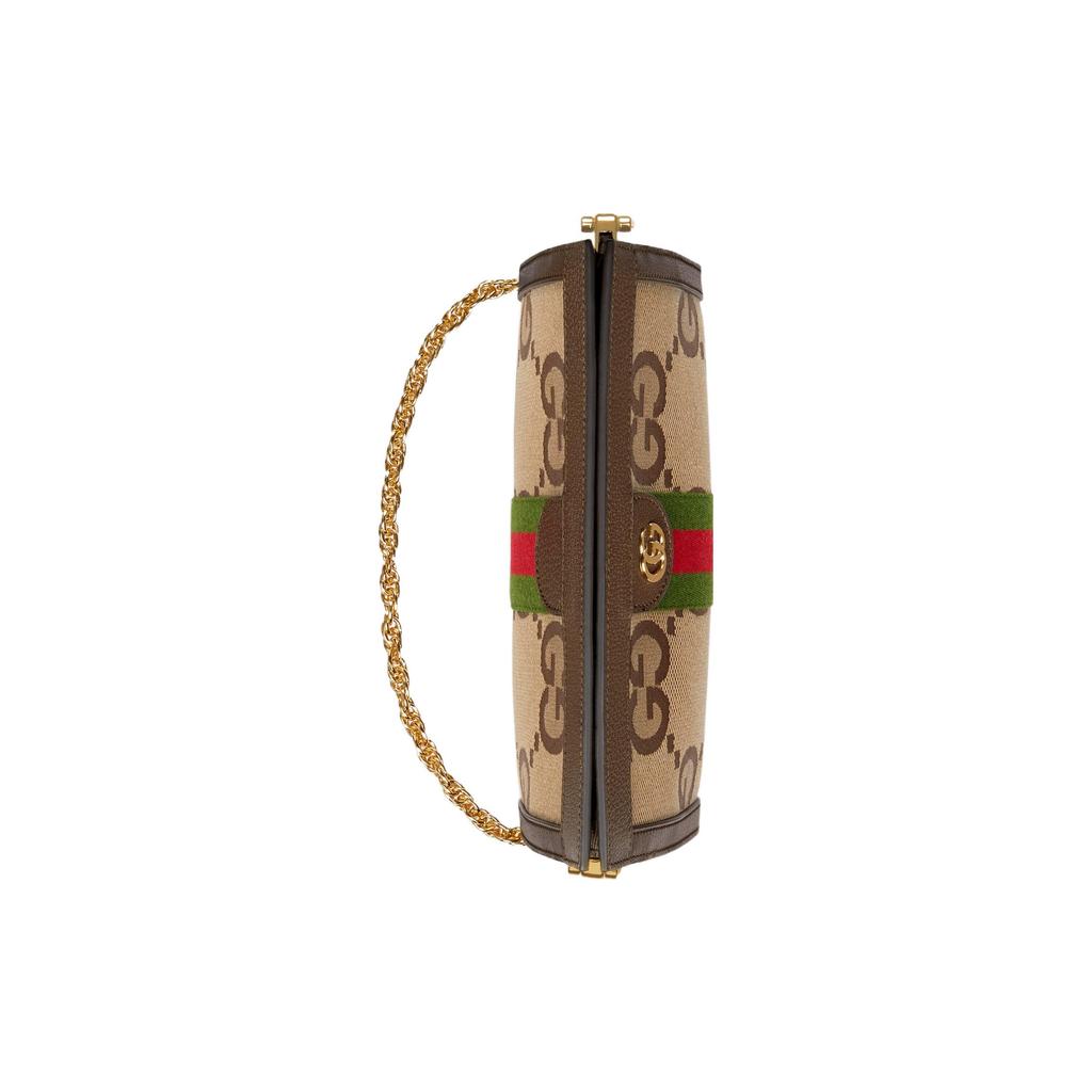 Gucci Ophidia Jumbo GG Chain Bag Red Green Stripe 503877-UKMIG-2570