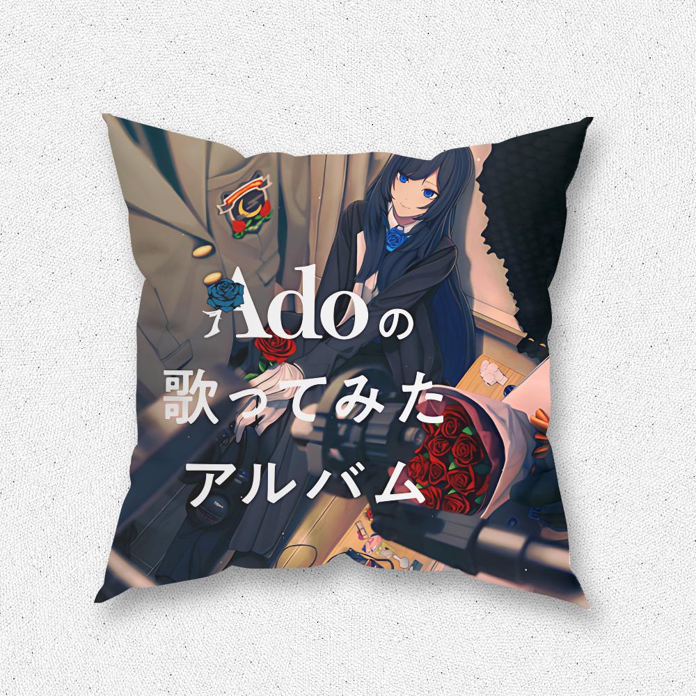 Ado Japanese Singer Pillow Case For Home Bedroom Room Decoration Living Room Sofa Cushion Cover Suitable