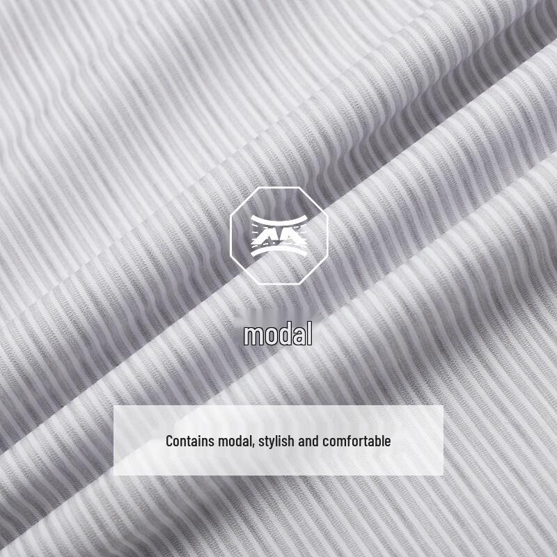 JOEONE Men's Slim Fit Modal Blend Short Sleeve Shirt