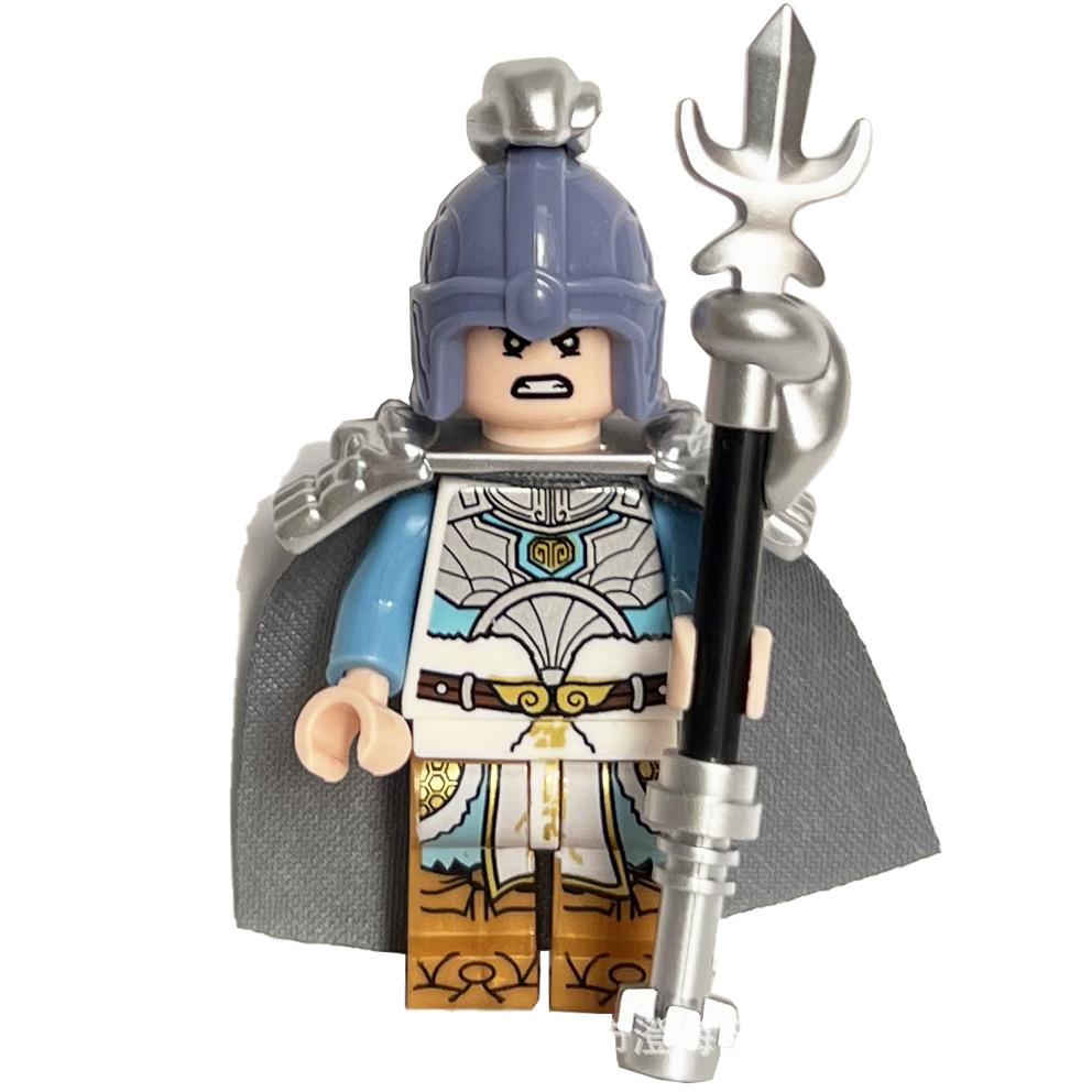 Three Kingdoms Xiaoxia Series Ancient Chinese Generals And Soldiers Doll Children'S Assembled Building Block Toy