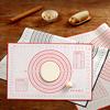 Puntos Silikon Rolling Sheet Backmatte Pad Antihaft-Backgeschirr Mehl Gebäck Teppich