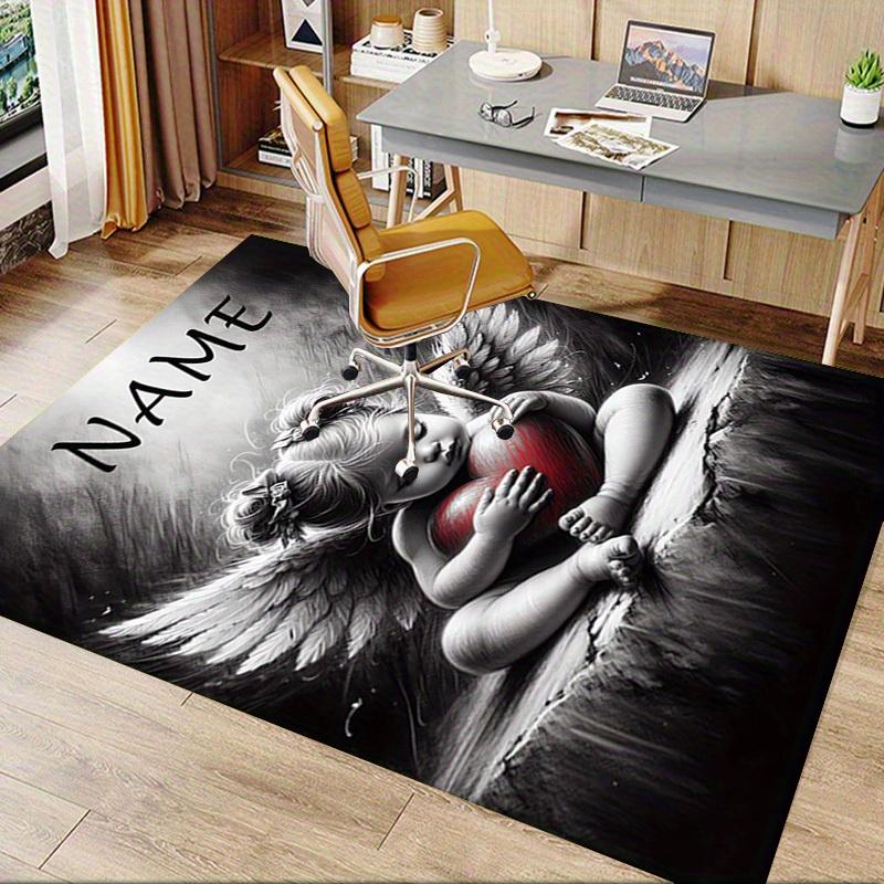 Angel, Heart, Innocence Office Carpet Soft Polyester Entrance Carpet Washable Non slip Machine Washa