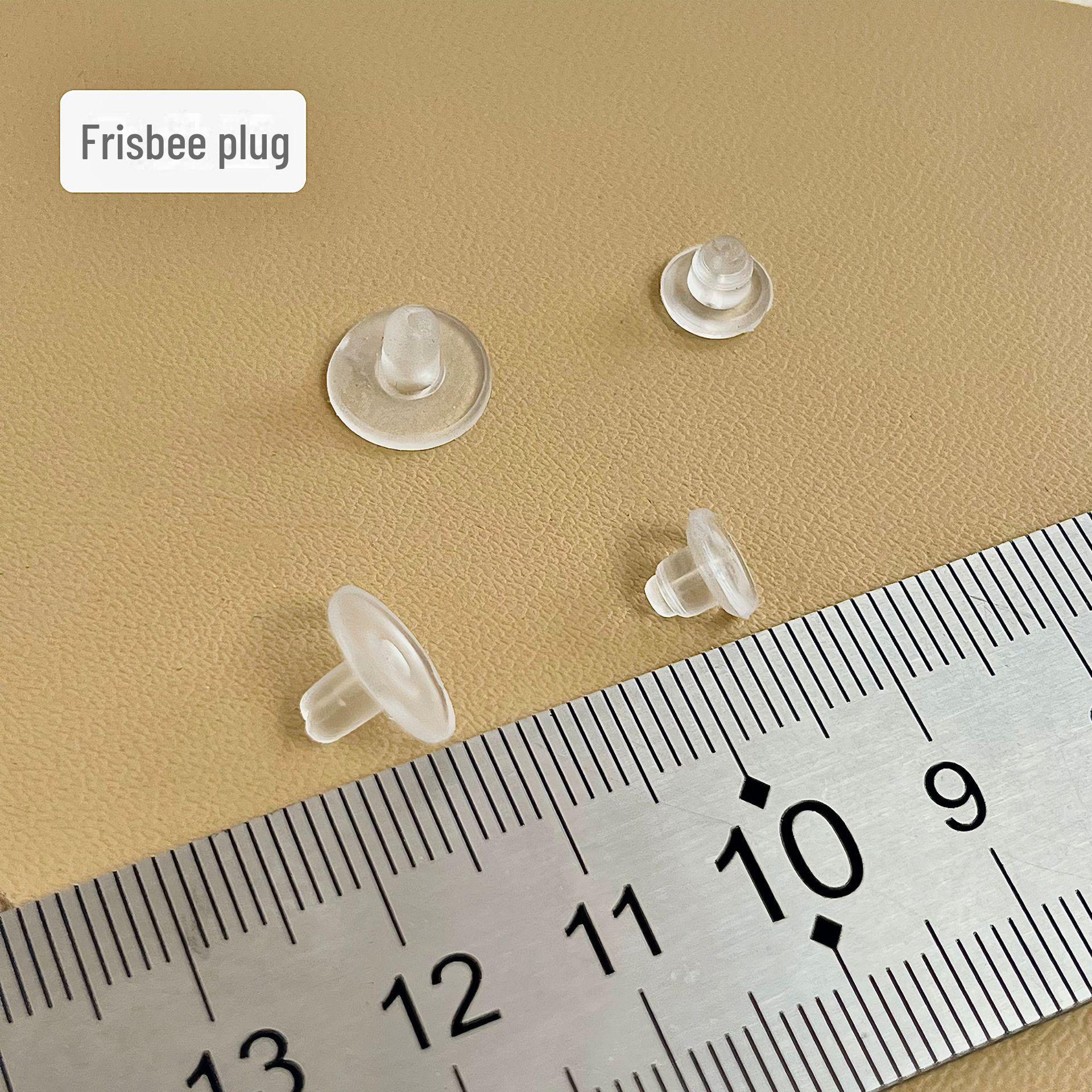 

Силіконові гіпоалергенні беруші з прозорими ковпачками та гвинтами проти падіння Frisbee plug-small【1 pair】