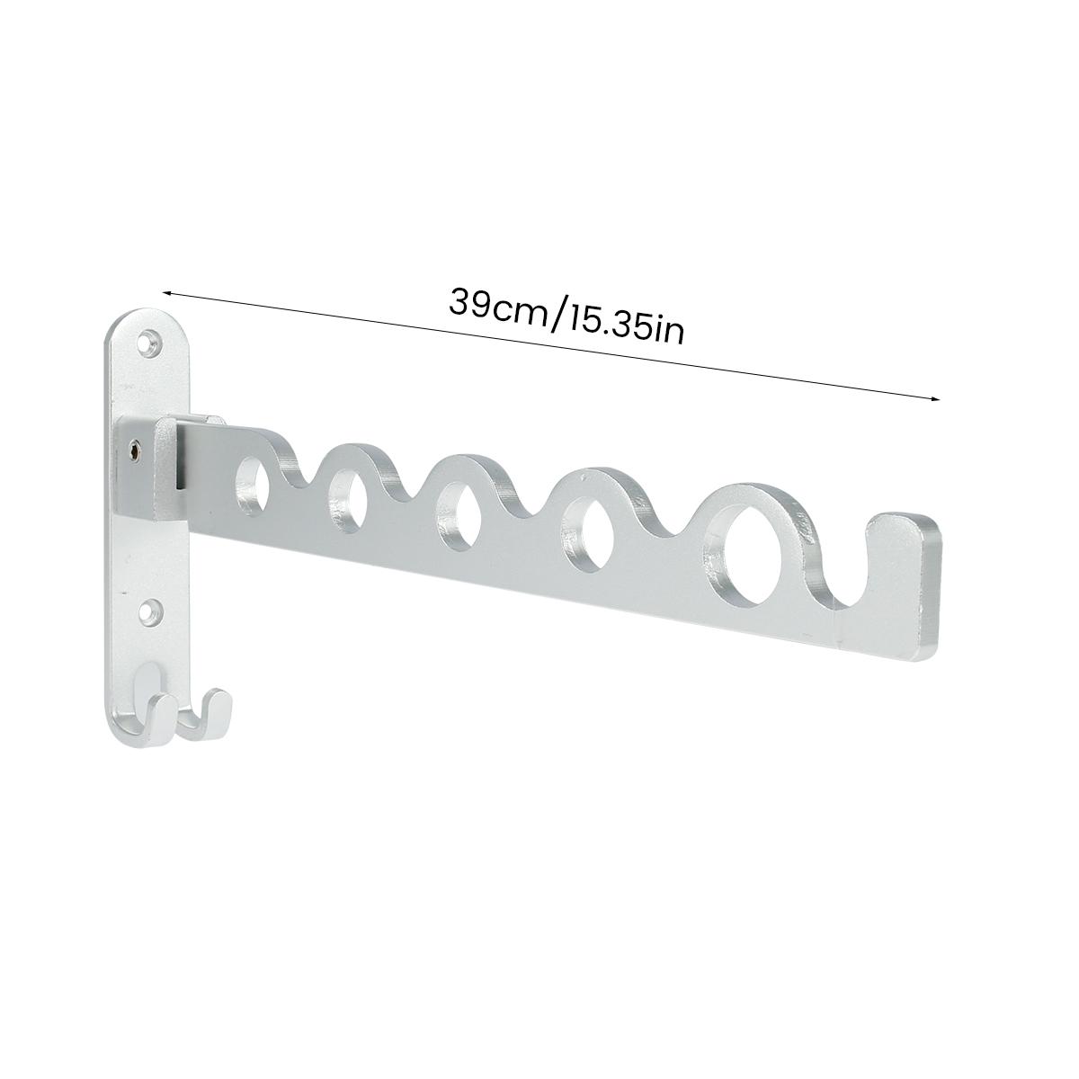 

Сушильная стойка из нержавеющей стали, настенная, выдвижная, складная, с 7 штангами для сушки белья для прачечной/ванной комнаты Stainless Steel