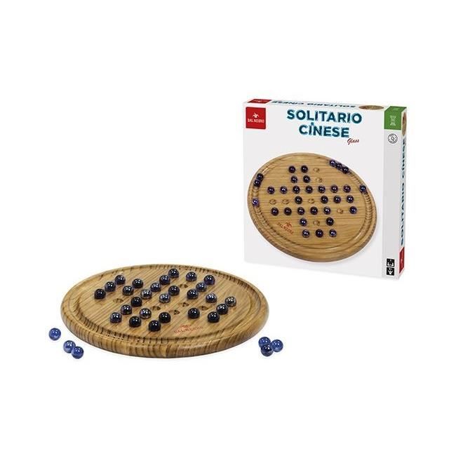 Jeu de plateau - DAL NEGRO - Solitario Cinese Glass - Unisexe - 2 joueurs ou plus - À partir de 8 ans