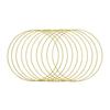 Metal Rings - Rayher - 30cm Ø - Gold Color - Box of 10 Pieces - Indoor Use