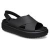 Crocs Brooklyn Luxe Cross Strap 'Black' Women's 209407-060