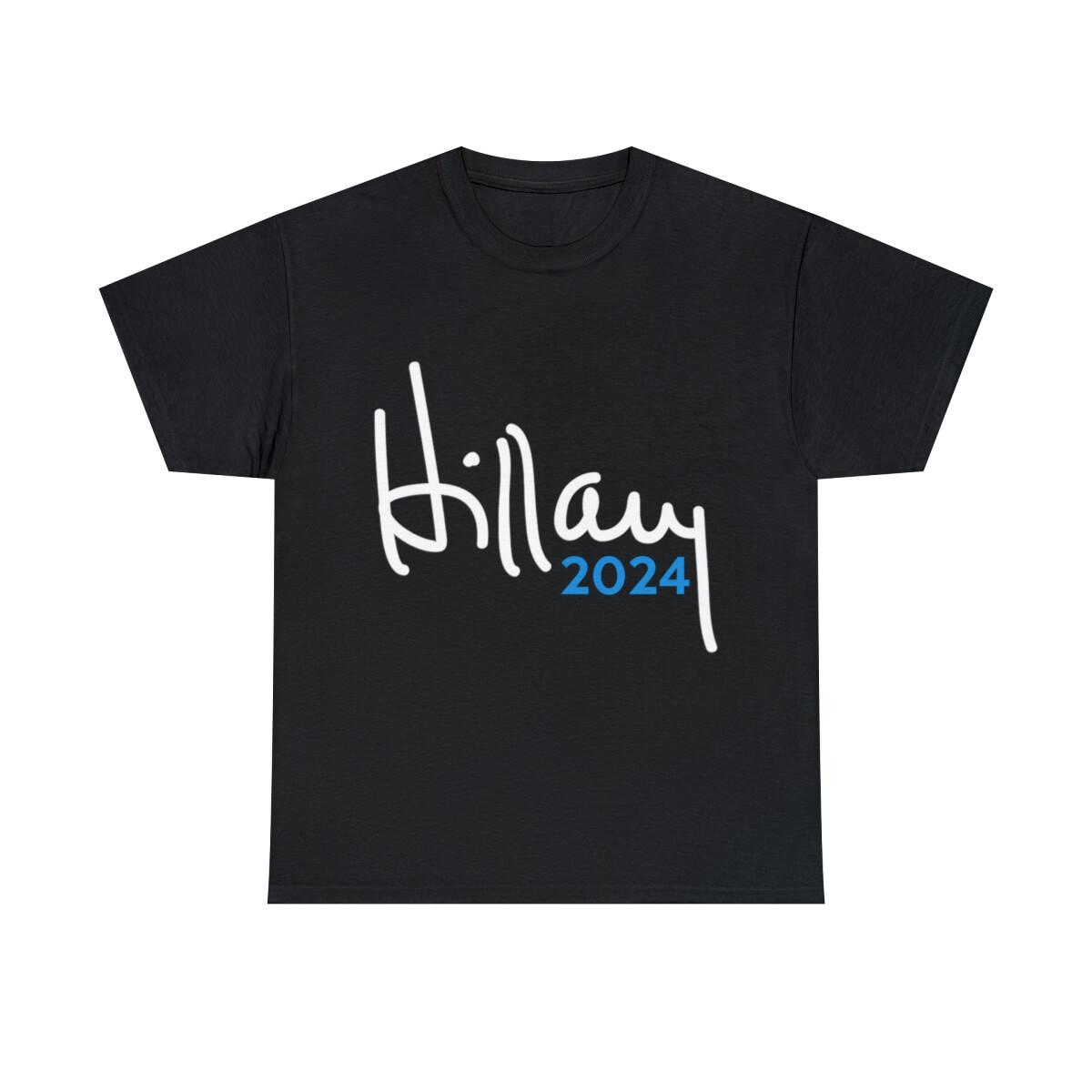 Hillary Clinton For President 2024 Graphic Tee Shirt, S-5XL XL