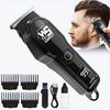 Portable electric hair clipper with USB charging for hair and beard trimming, suitable for families to give as a Father's Day or holiday gift to men