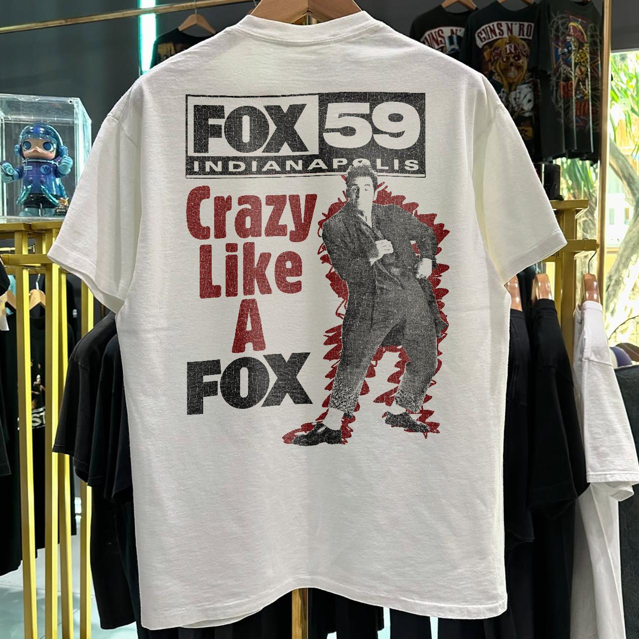 90s Fox59 Go Crazy Malcolm & Kramer Promo T-Shirt White XXL 2XL
