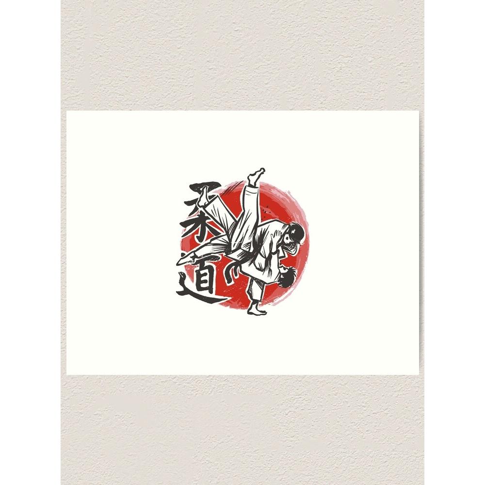 Tapestry of judokas 75x100