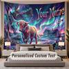 Fantasy Magic (55) Theme Personalized Tapestry Custom Name Text Wall Hanging Tapestry Home Background Decoration