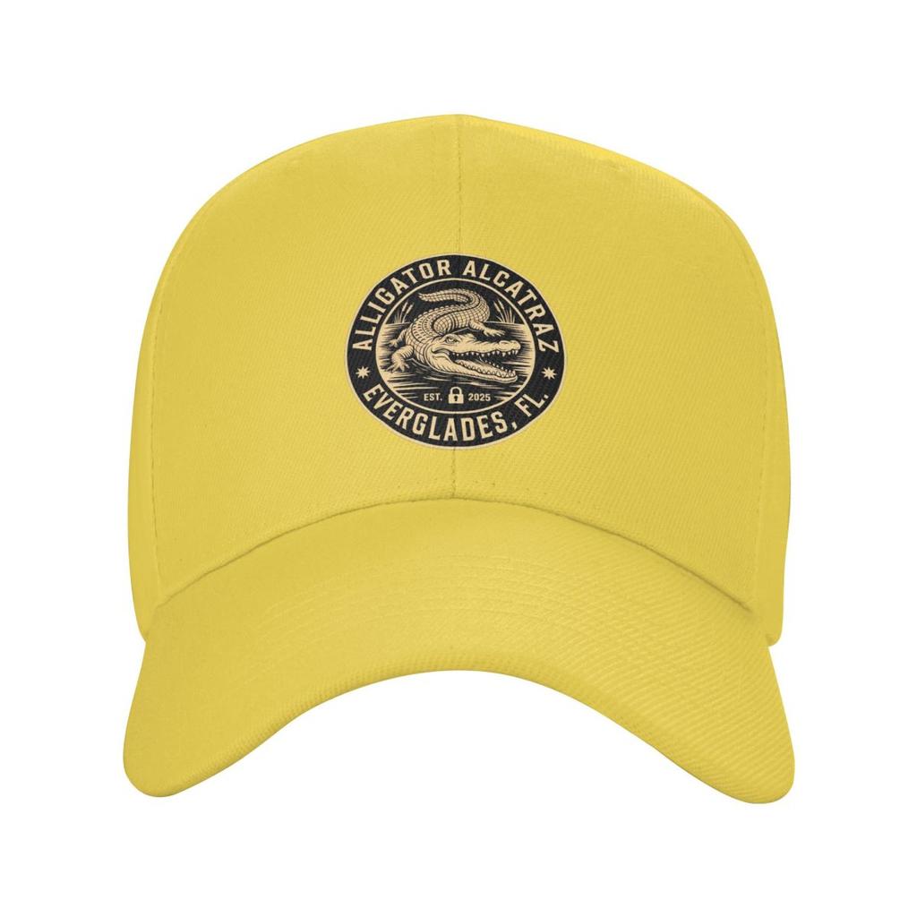 Alligator Alcatraz Florida Everglades Baseball Caps Snapback Men Women Hats Adjustable Cap Streetwear Baseball Hat Casquette